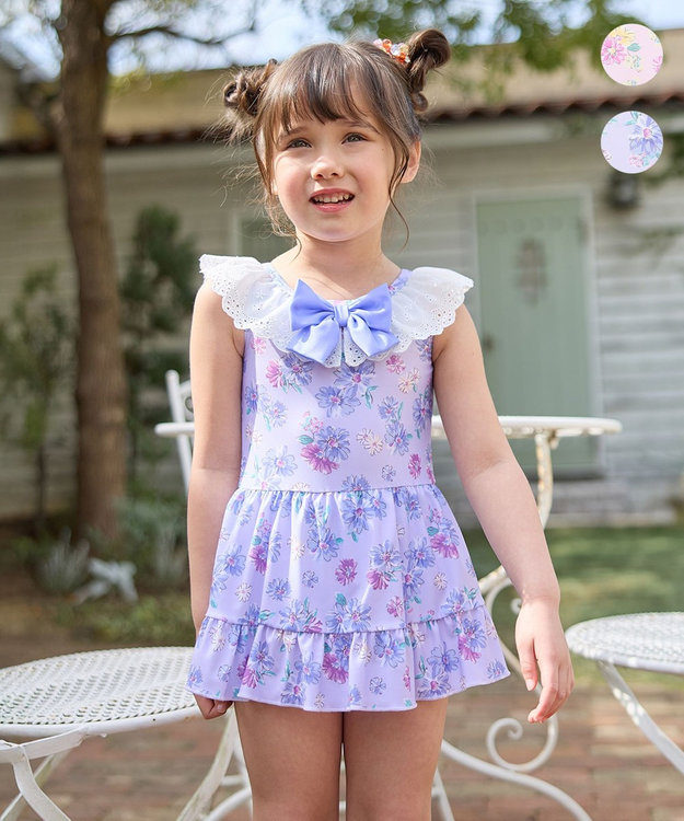 花柄×レース ワンピース水着 / ANY KIDS | ファッション通販 【公式