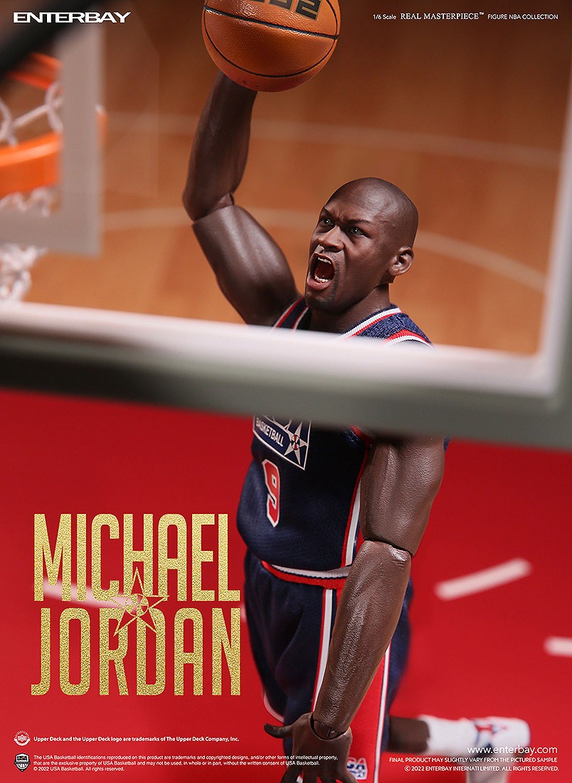 Enterbay USA Basketball Michael Jordan Barcelona '92 1/6 Scale
