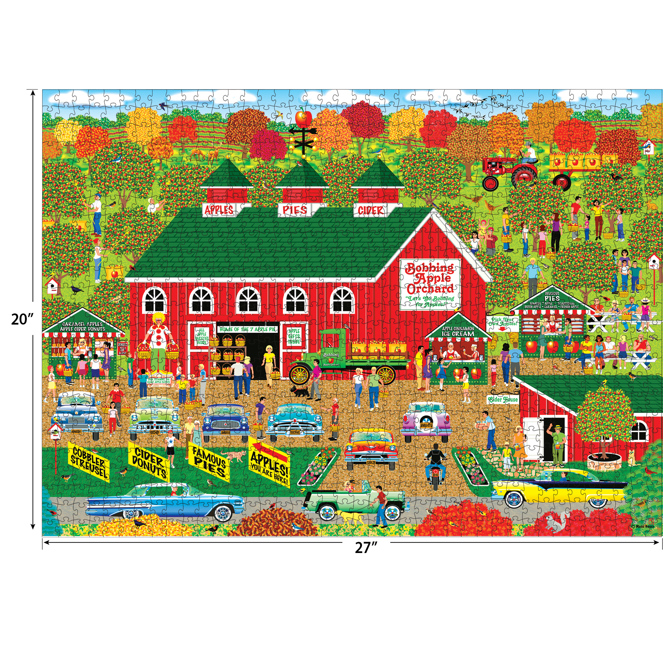 RoseArt - Home Country - Bobbing Apple Orchard Farm - 1000