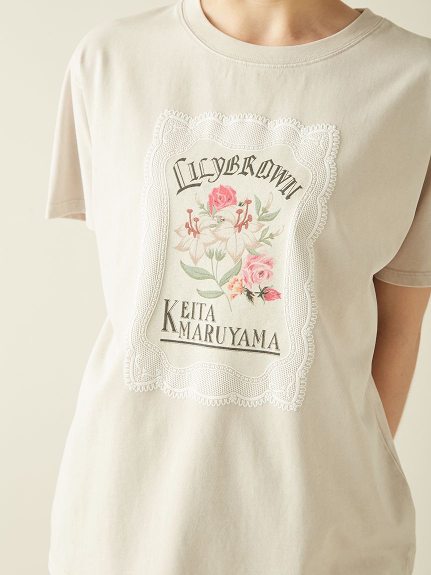 LILY BROWN×KEITA MARUYAMA】バリエーショングラフィックTシャツ