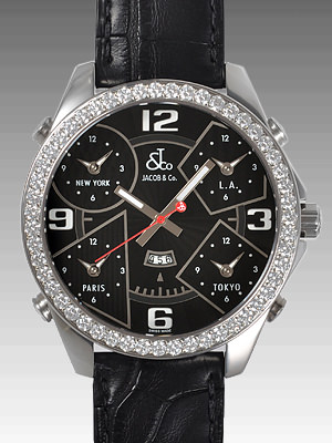 JC-2D 5タイムゾーン 47 新品 ｜ ジェイコブ | 腕時計のブランド
