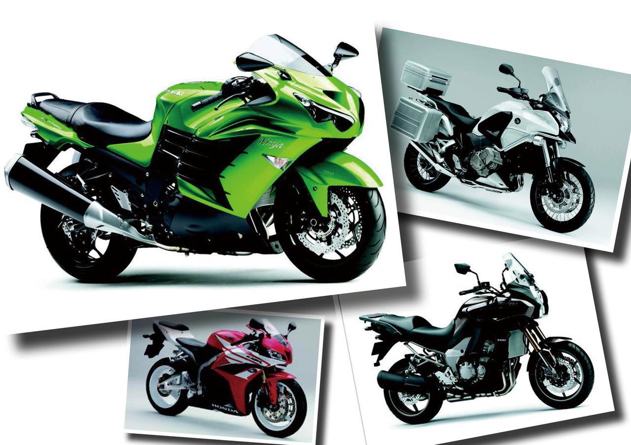 カワサキ「Ninja ZX-14R」やホンダ「クロスツアラー」などの輸出仕様
