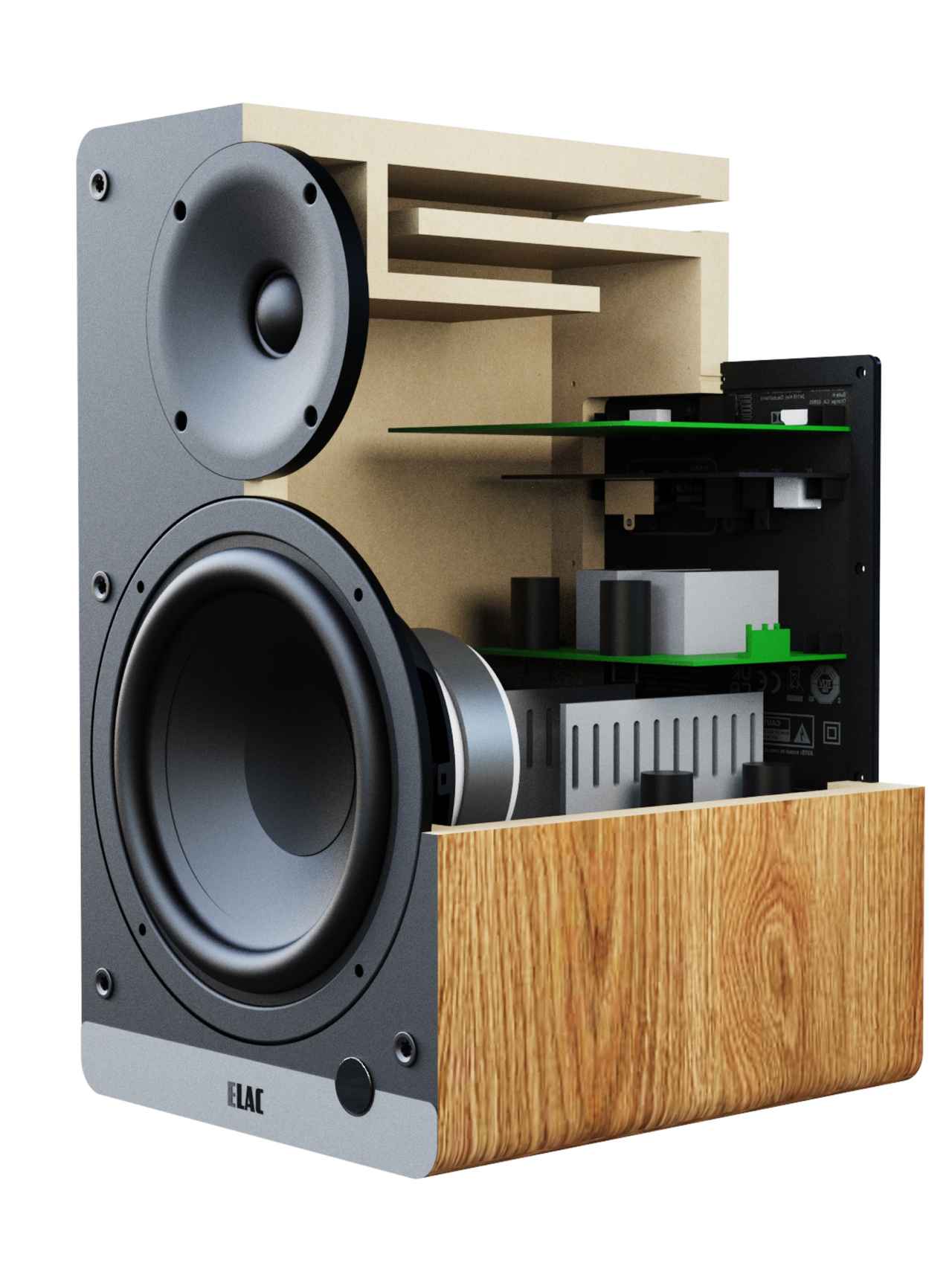 大画面テレビの音響増強に最高！エラックの人気アクティブスピーカーの