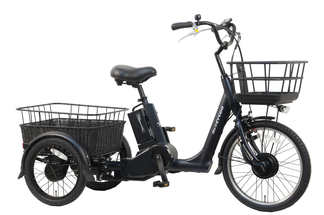 CYCOOが積載力に優れた三輪電動アシスト自転車、「Refna PUT」を発売