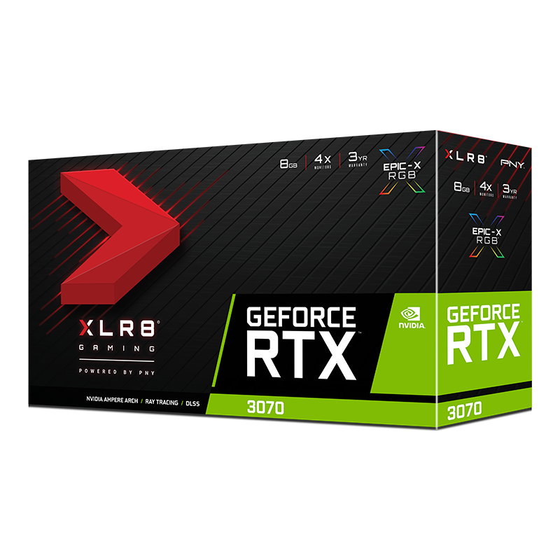 NVIDIA GeForce RTX 3070 8GB XLR8 Gaming Graphics Cards | pny.com