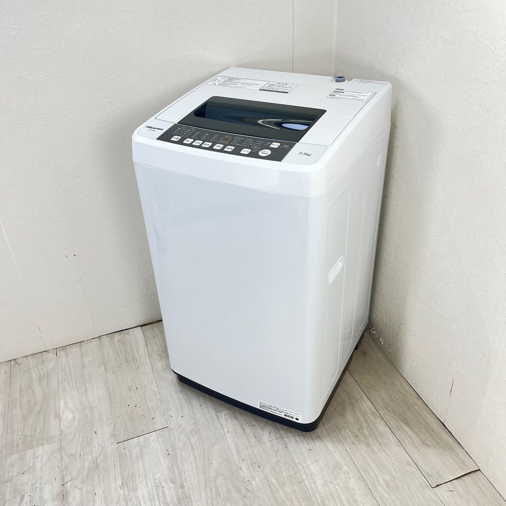 洗濯機 5.5kg ハイセンス HW-T55C 2019年製造 一人暮らし 単身用| 家具