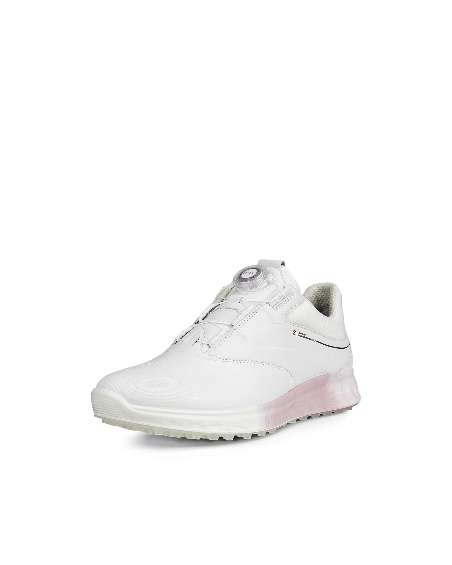 ECCO Golf S Three BOA ウィメンズ レザーGore-Texゴルフシューズ