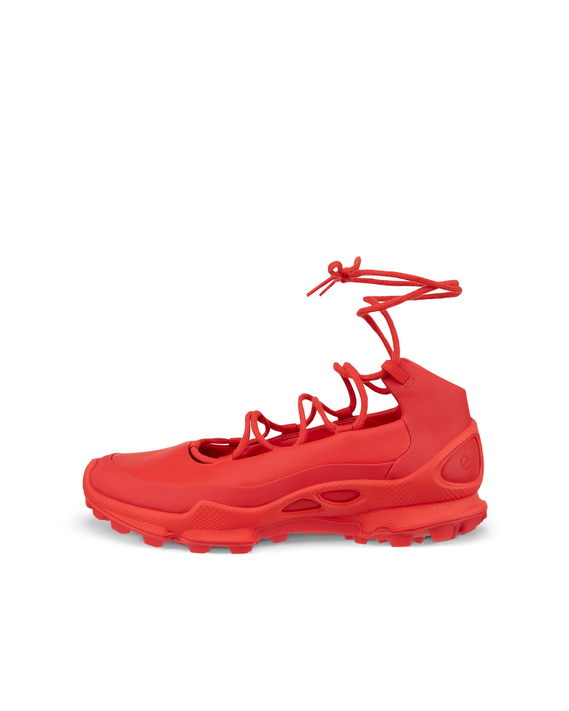 ECCO BIOM C Trail ウィメンズ レザースニーカー | レッド