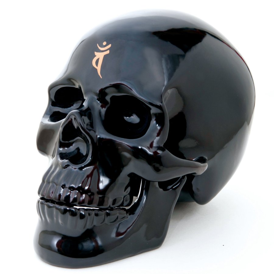 九谷焼SKULL～髑髏～ スカル大 黒塗り - 九谷焼 髑髏 ～SKULL～ - 伝統