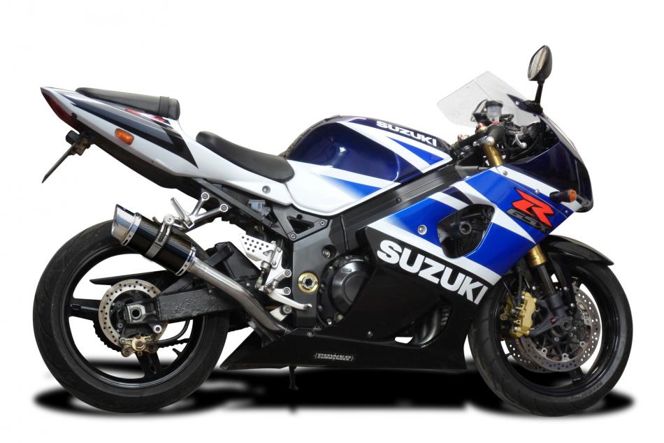 SUZUKI GSXR1000 2003-2004 K3-K4 350mm CARBON BSAU SILENCER EXHAUST KIT