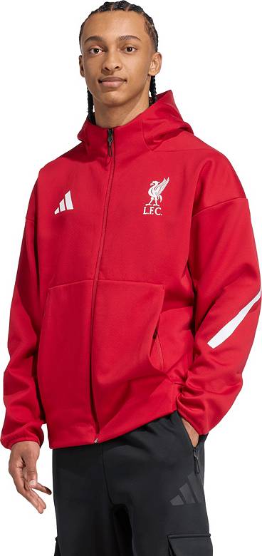 adidas Men's Liverpool FC 2025-26 Red Home Prematch Full-Zip