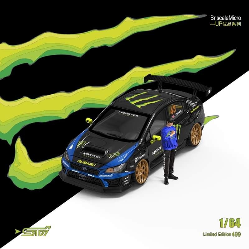 BSC 1/64 Subaru Impreza STI WRC06 Ken Block Monster – Diecast Toyz SG