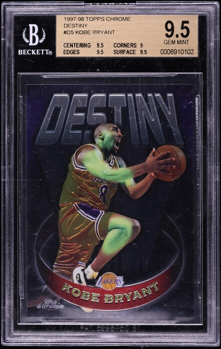 1997 Ultra Star Power Supreme Die-Cut Kobe Bryant #3 PSA 9 MINT on