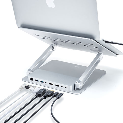 スタンドと一体化するドッキングステーション ｜ サンワダイレクトまがじん