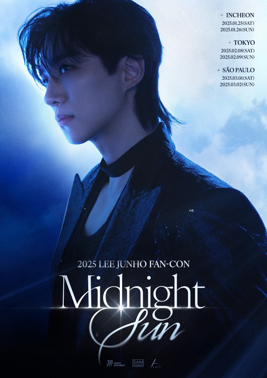 Lee Junho Unveils 'Midnight Sun' Fan Concert Tour Poster and