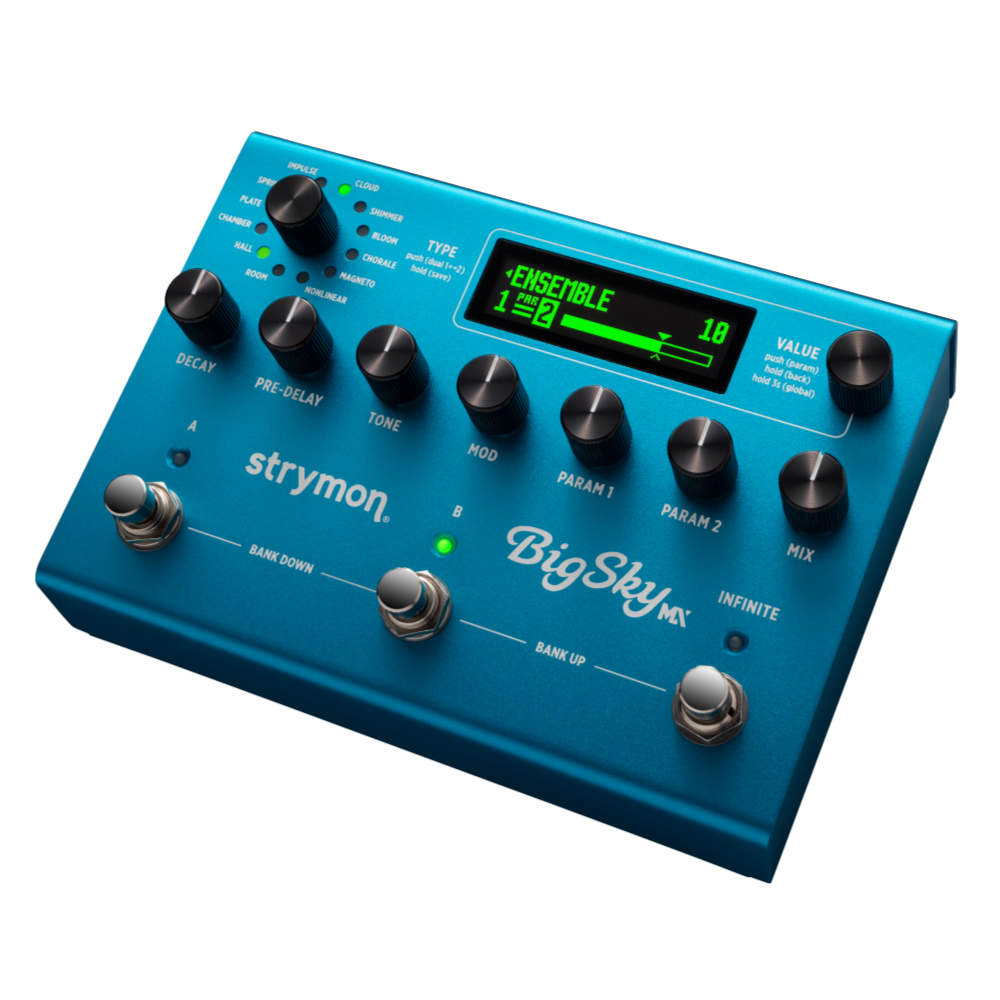 リバーブ新時代の到来！strymon ストライモン BigSky MX 登場
