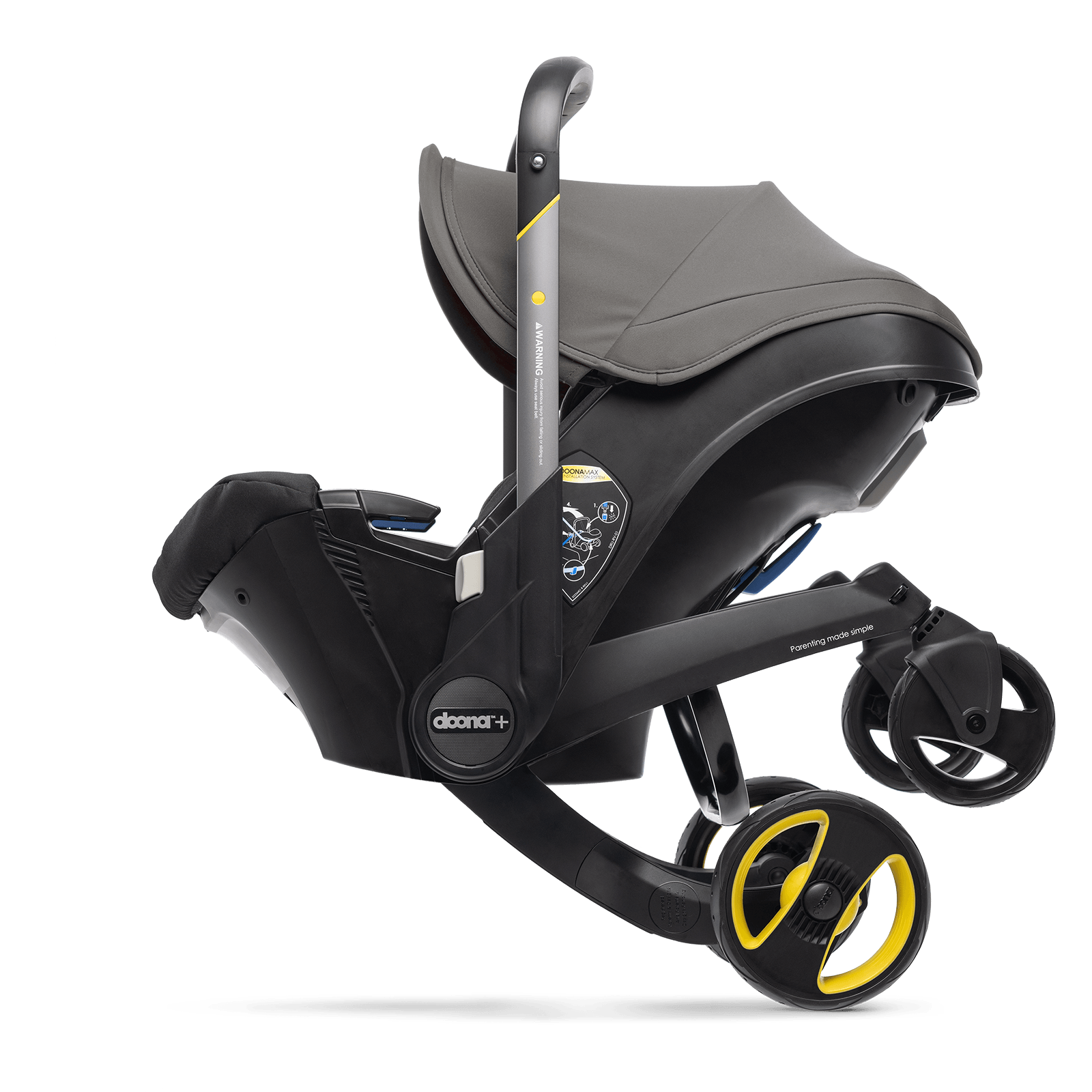 Doona+ Car Seat Urban Grey & Free Snap-On Storage