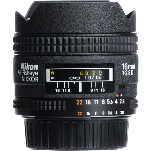 Dodd Camera - NIKON 16mm f/2.8 D AF Fisheye Lens | AF Fisheye-NIKKOR