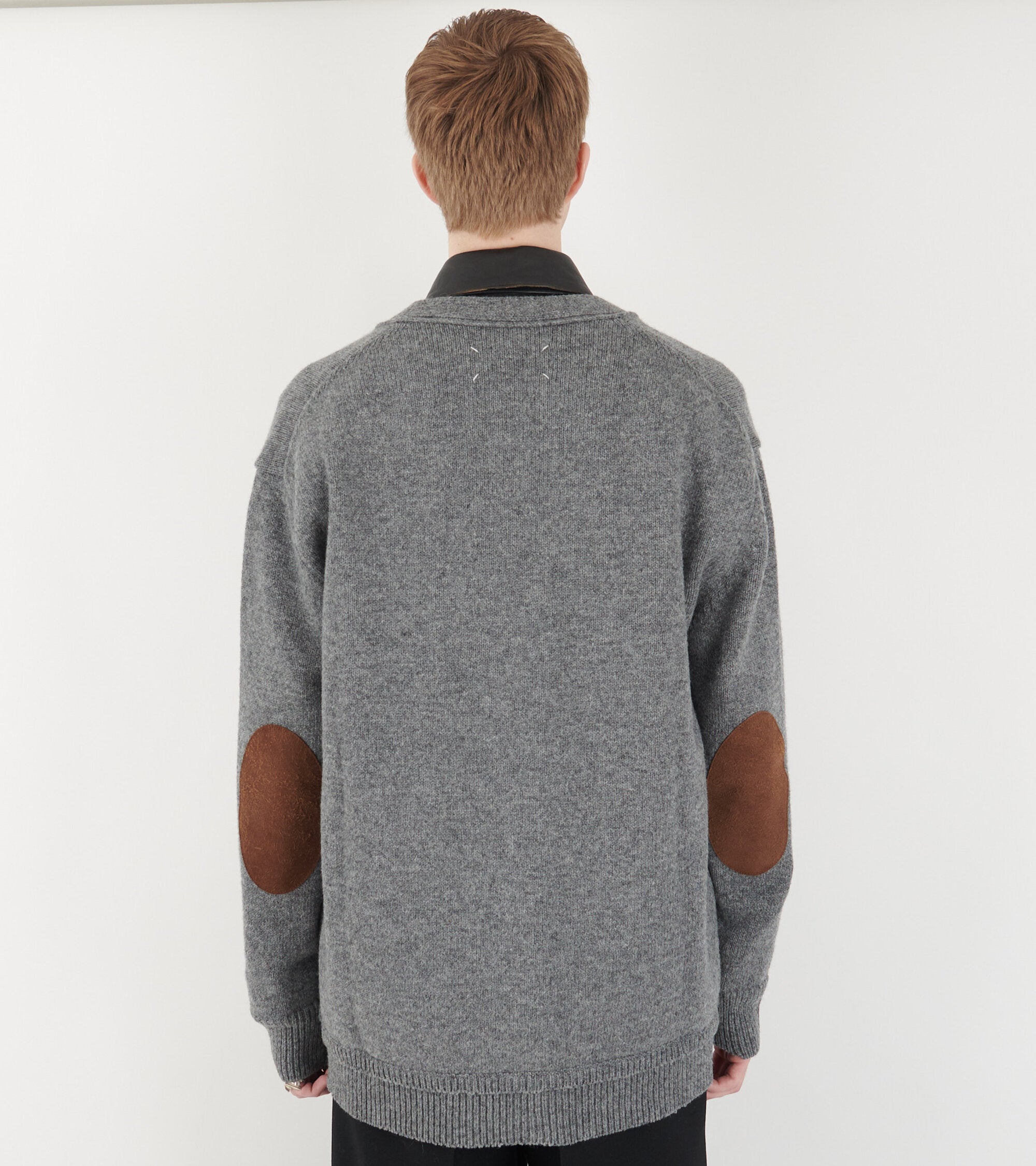 Maison Margiela Elbow Patch Cardigan Grey – Dr. Adams