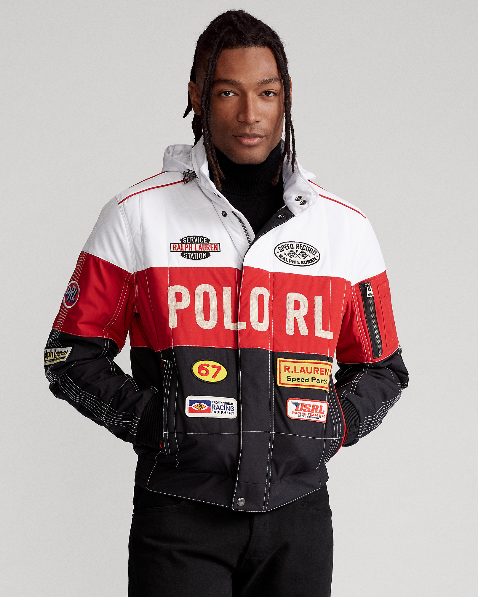 Water-Repellent Racing Jacket for Men | Ralph Lauren® GR
