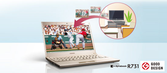 グラスレス3D AVノートPC dynabook Qosmio T851 トップページ
