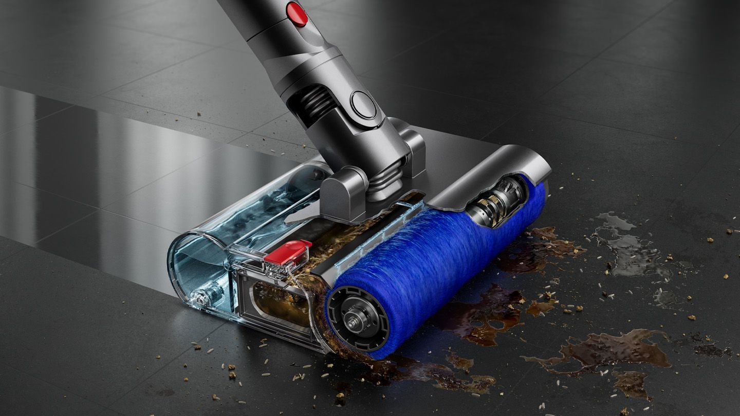 Dyson V12s Detect Slim Submarine™ (Yellow/Nickel) | Dyson