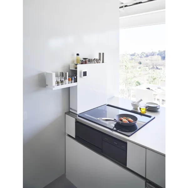 tower】隠せる調味料ラック 2段 タワー (ホワイト): 周辺小物 | ALMOTT