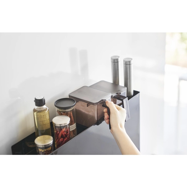 tower】隠せる調味料ラック 2段 タワー (ブラック): 周辺小物 | ALMOTT