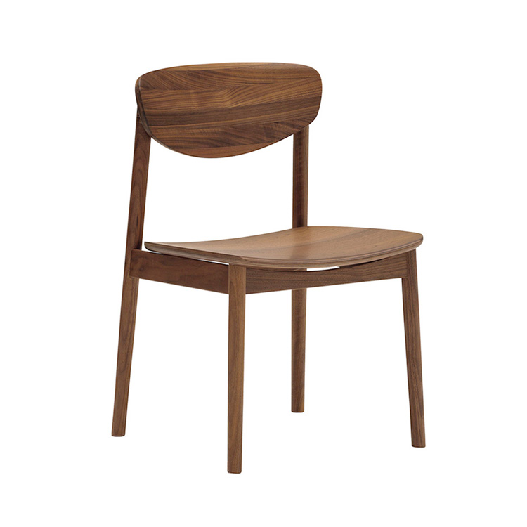 アームレスチェア CW5645 板座 ウォールナットナチュラル 通販