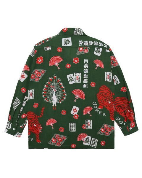 麻雀 L/S SHIRT / GREEN – Eanbe