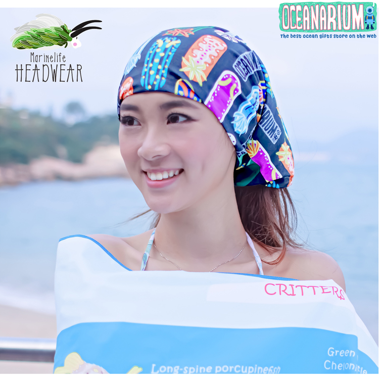 mic21ダイビングショップ[ OCEANARIUM ] バンダナ Headwear Scarf(H07