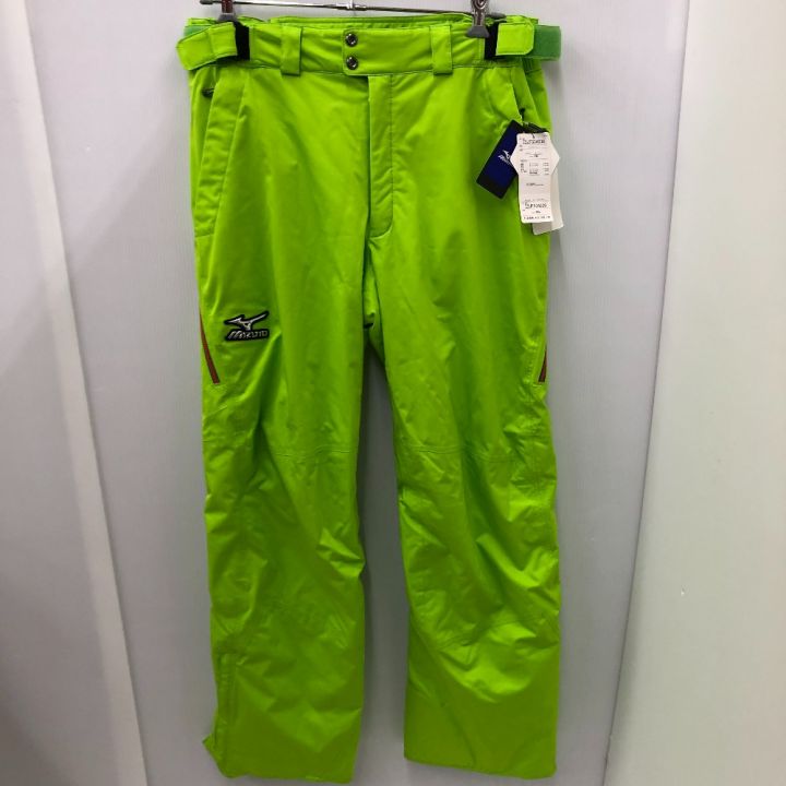 MIZUNO ミズノ メンズスキーウェア size2XL ライムグリーン - 中古