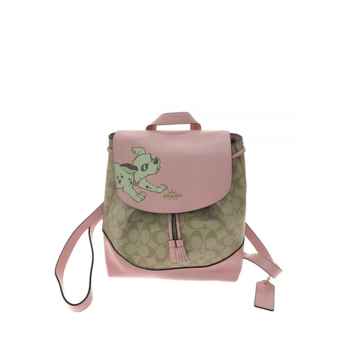 COACH コーチ レディース リュックサック シグネチャー ディズニー