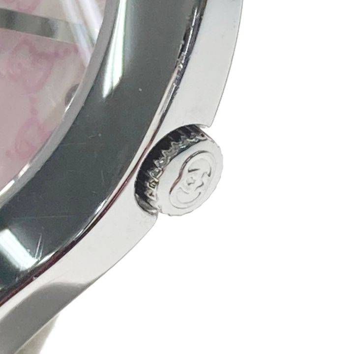 GUCCI グッチ バングルウォッチ GG 6700L ピンクシェル クォーツ