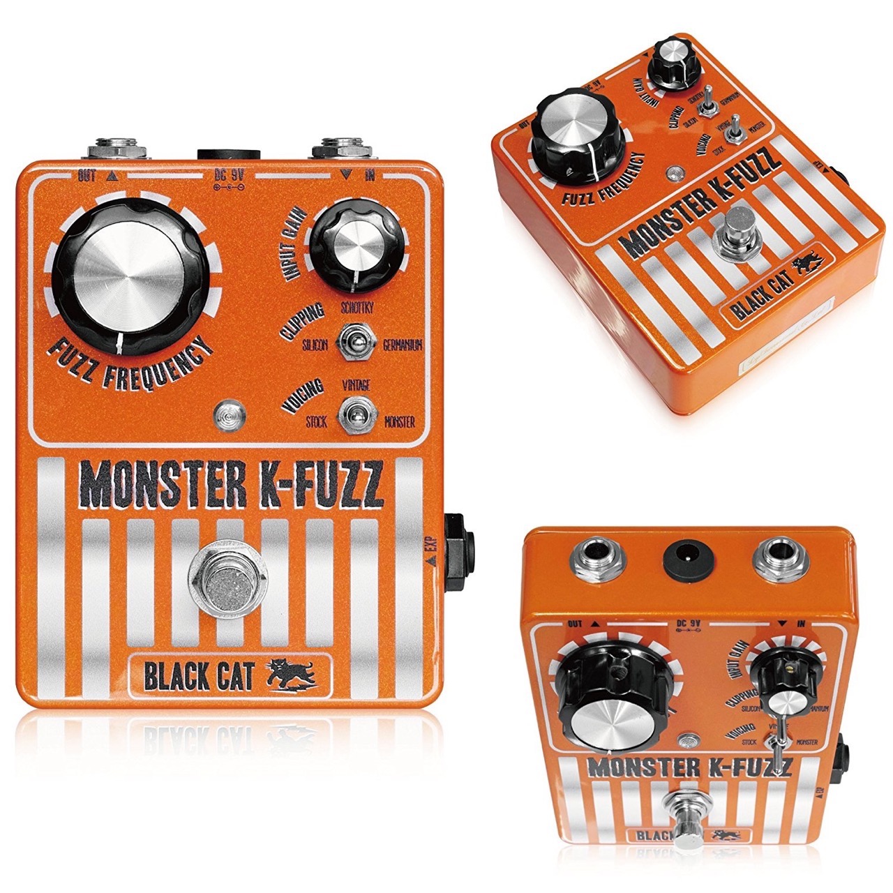 Black Catから！Monster K-Fuzz Stompboxが！相変わらず凶悪なファズです。
