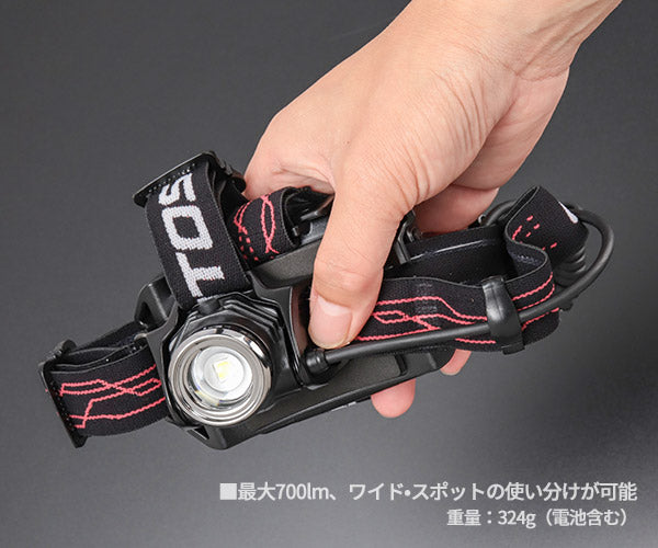 ジェントス Gシリーズ ハイブリッド式LEDヘッドライト 203RG (GH-203RG