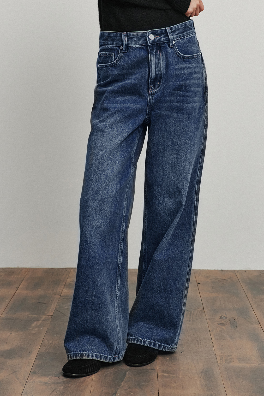 Apollo Wide Denim Pants | ELBORN