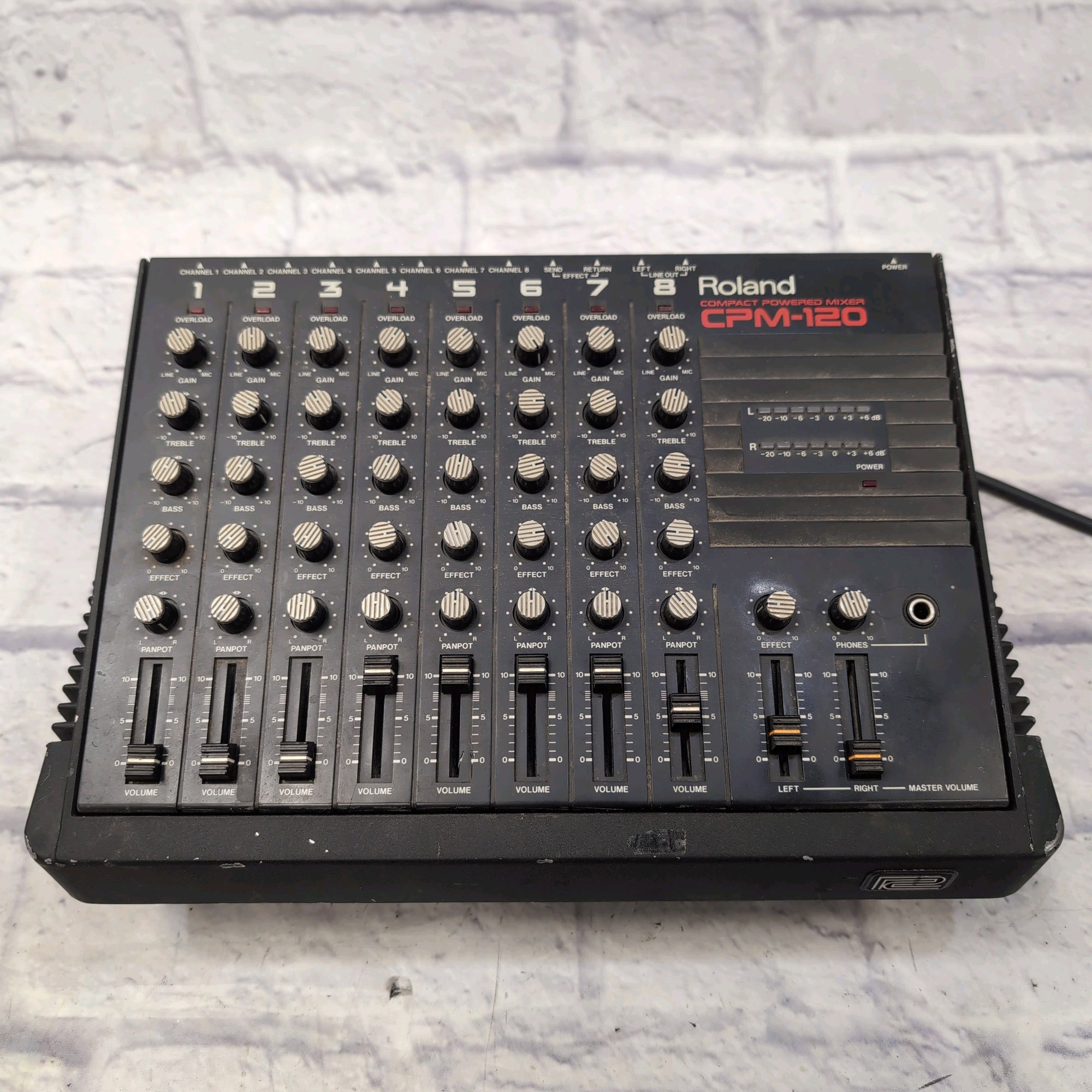 Roland CPM-120 Compact 8 Channel Powered Mixer - Evolution Music