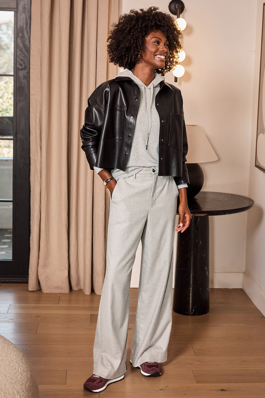 Z Supply All Day Faux Leather Jacket