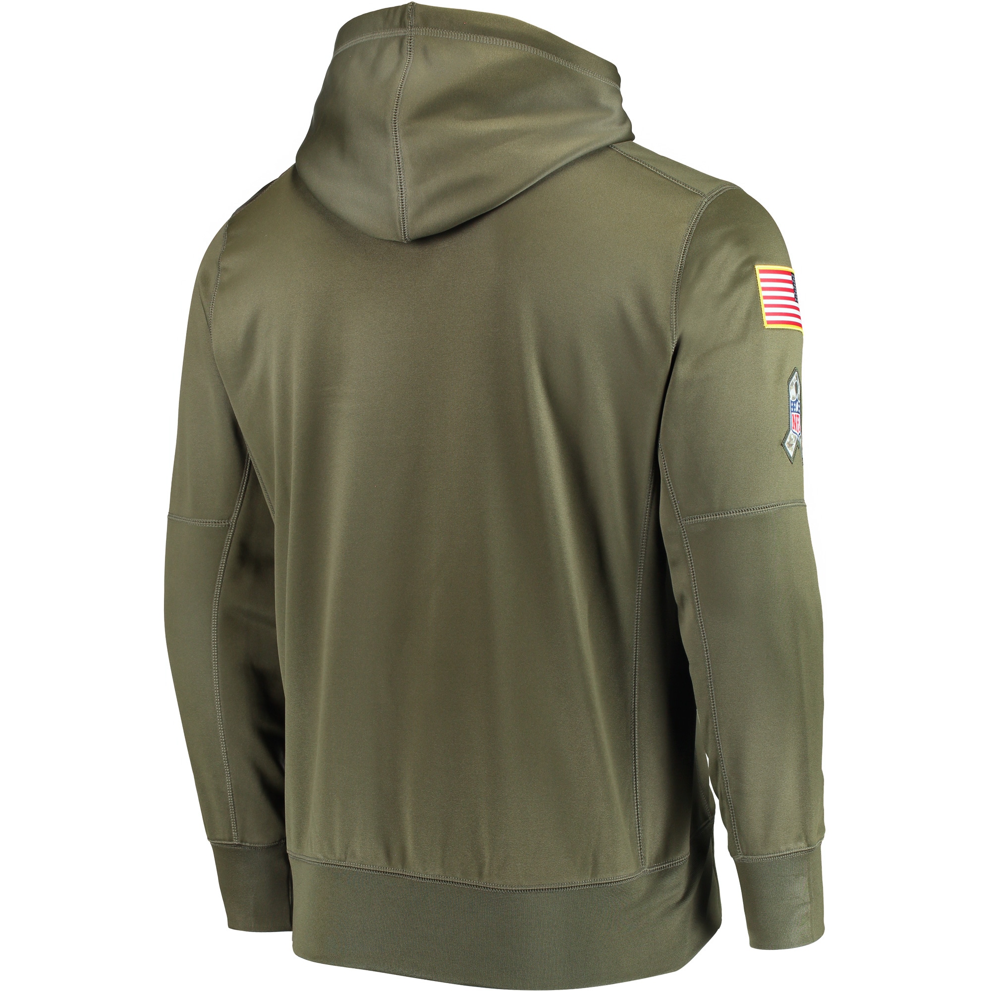 Men's Atlanta Falcons Nike Olive Salute to Service Sideline Therma