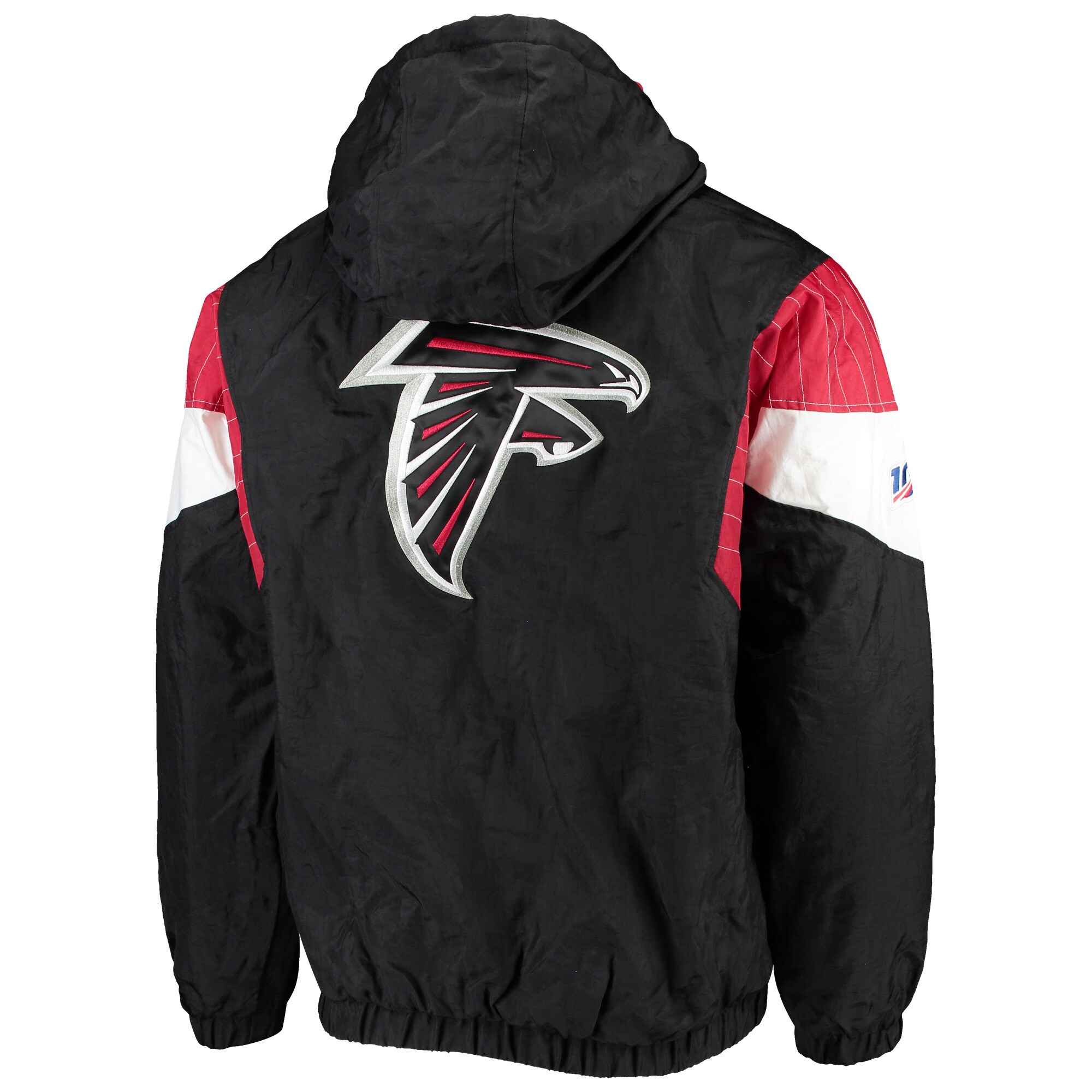 Men's Starter Black Atlanta Falcons NFL 100 Quarter-Zip Breakaway
