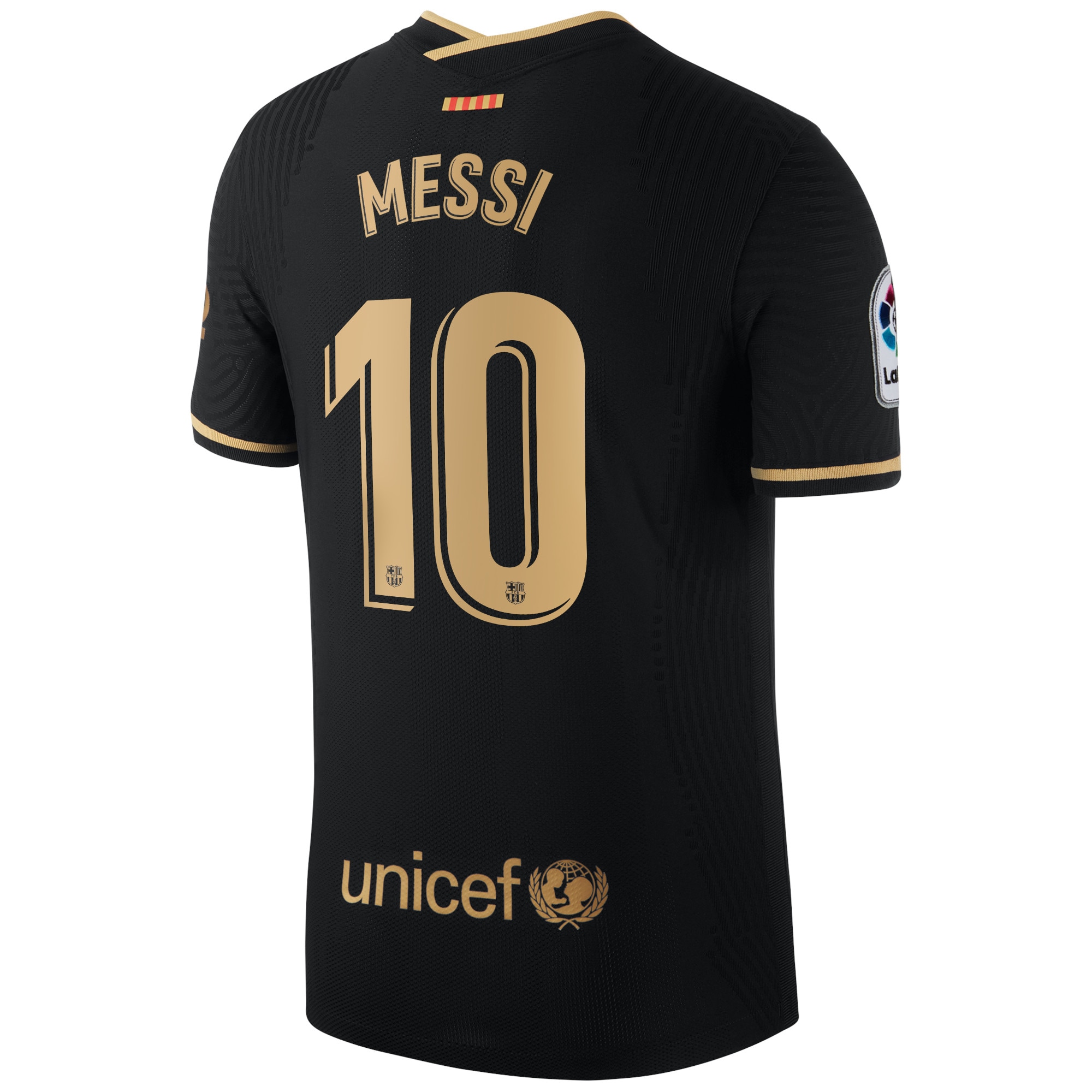 Lionel Messi Barcelona Nike 2020/21 Away Authentic Jersey - Black