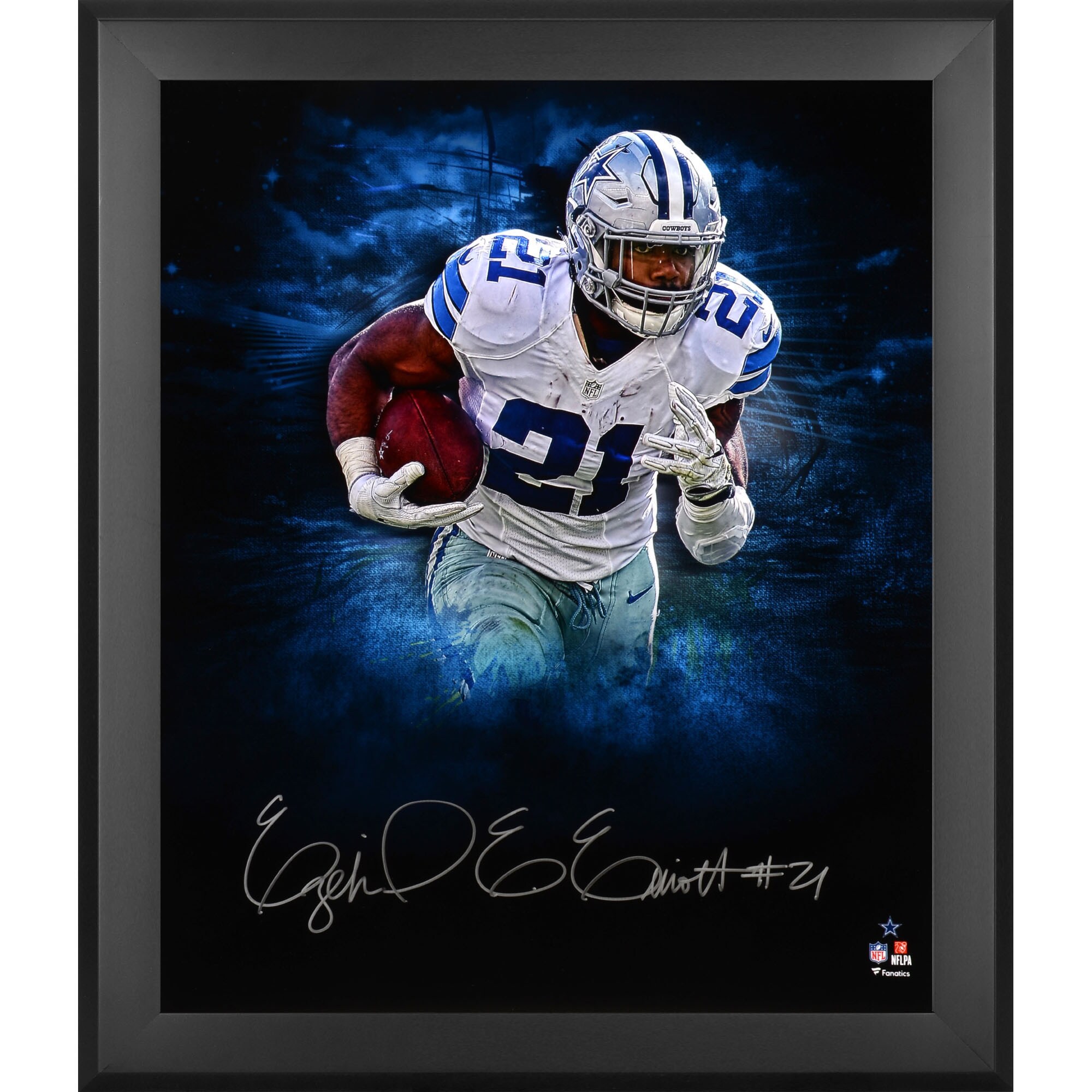 Autographed Dallas Cowboys Ezekiel Elliott Fanatics Authentic