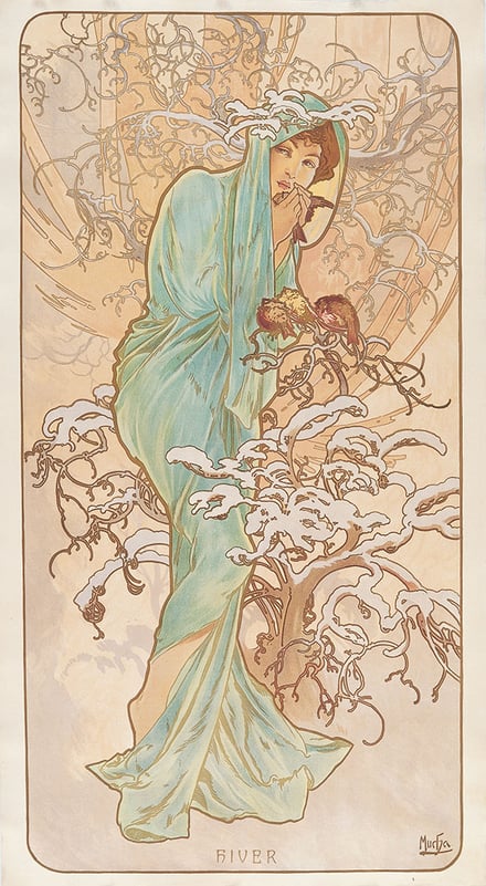 アルフォンス・ミュシャ ふたつの世界」展が開催、版画と油彩画の双方