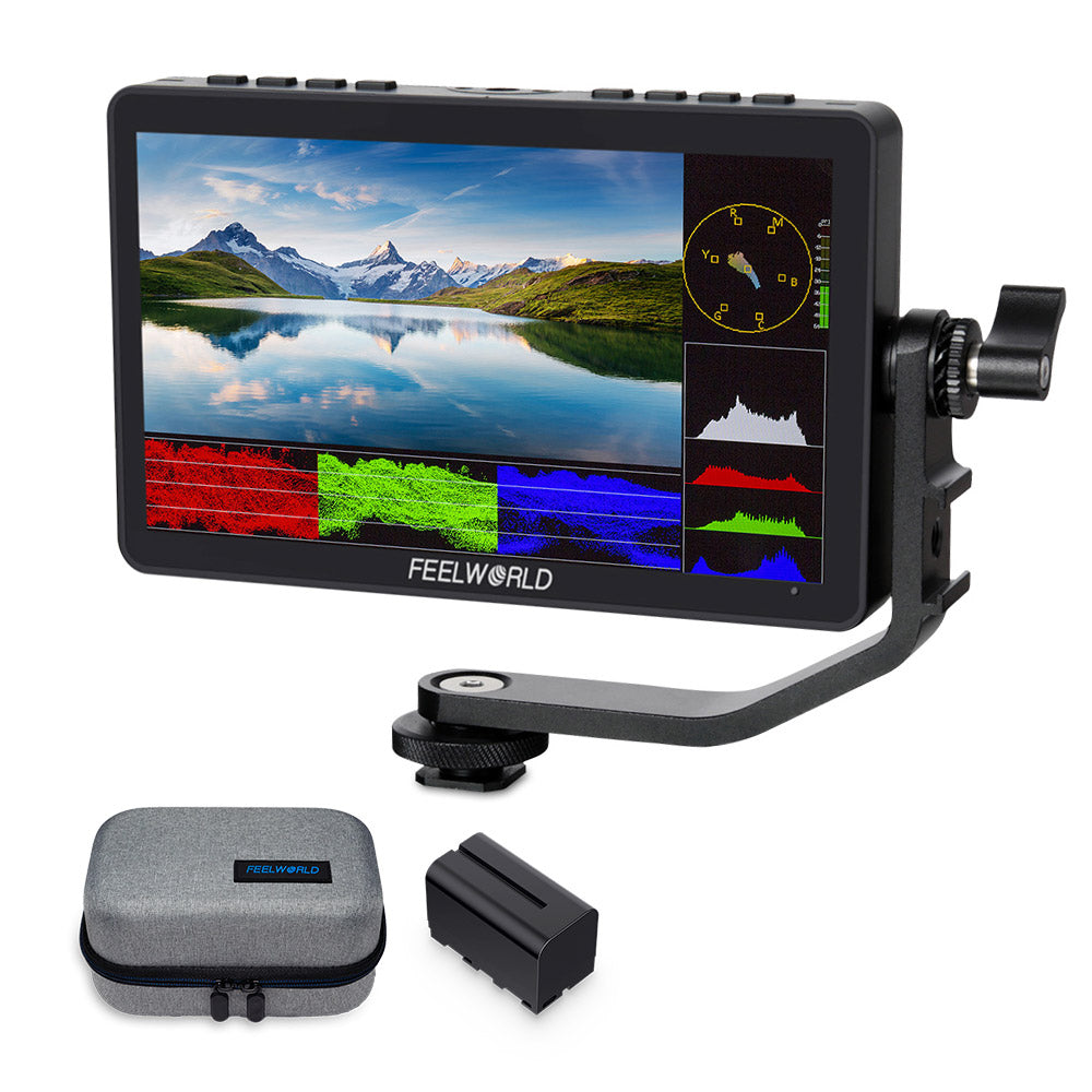 FEELWORLD F5 Pro V2 5.5 Inch 3D LUT DSLR Camera Field Monitor