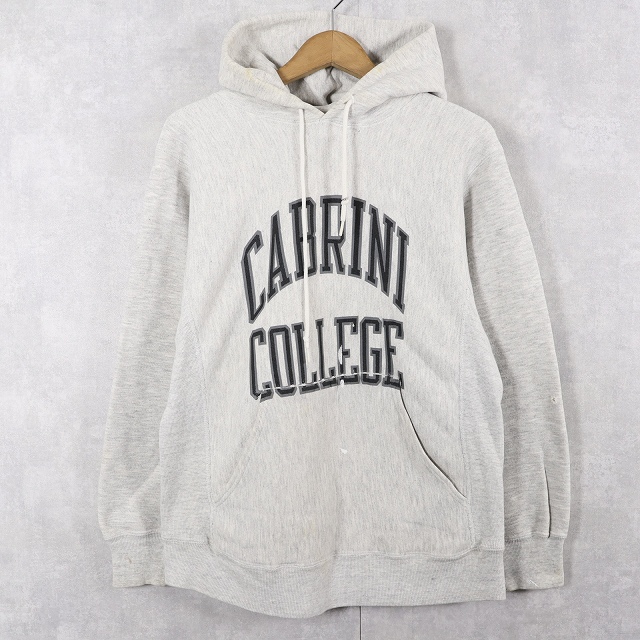 90s 90年代 ジャンスポーツ アメリカ製 グレー パーカー カレッジ