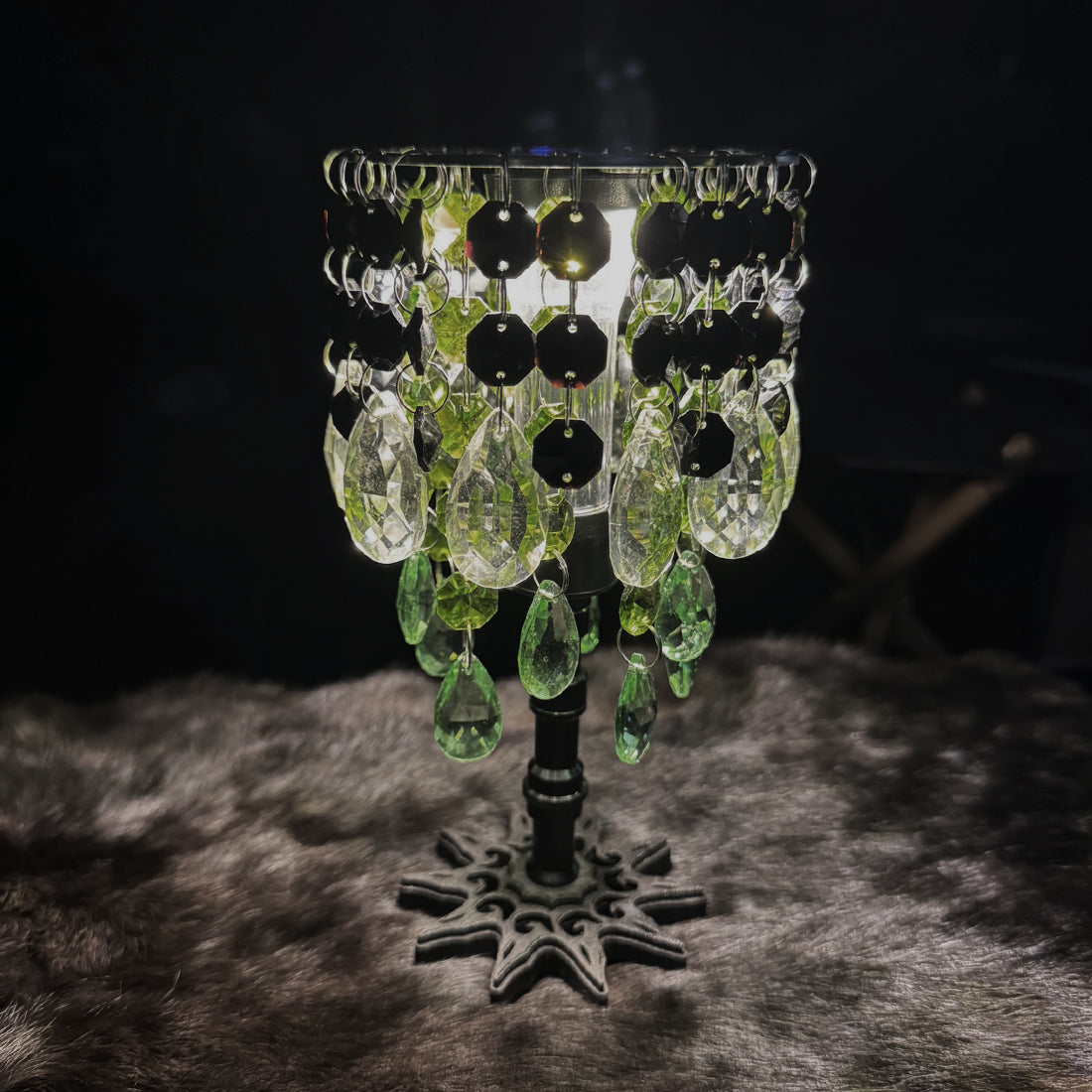 FieldSAHARA × 木工凛 コラボランタンシェード 漆黒のスタンド