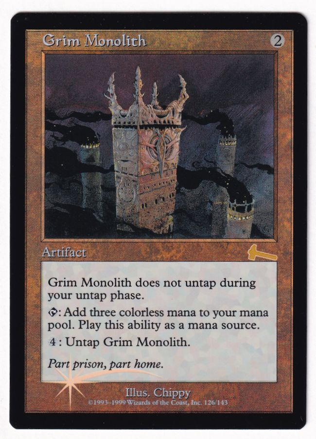 買取：【Foil】《厳かなモノリス/Grim Monolith》[ULG] 茶R | 日本最大