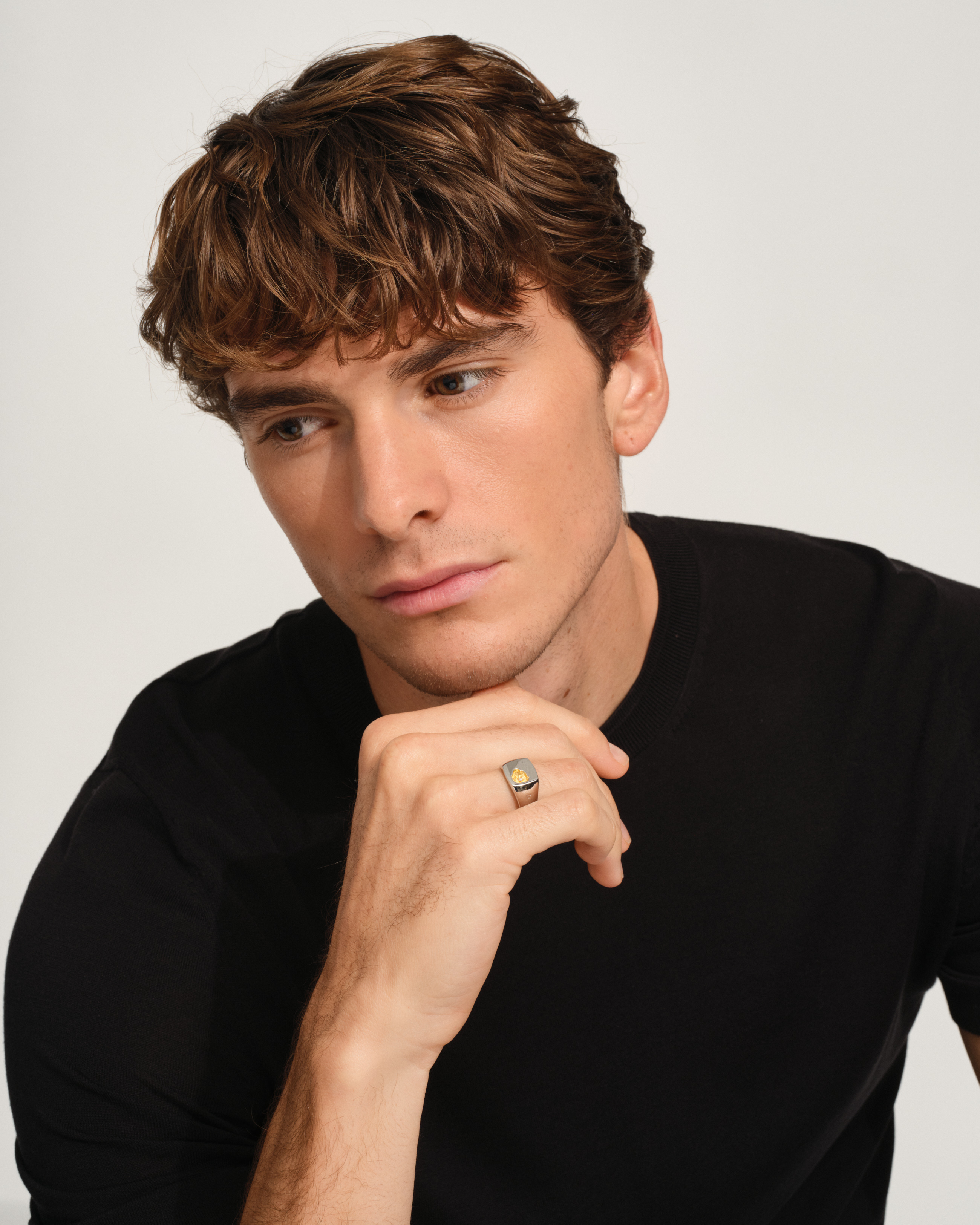 Mined Ring Small Diamond - Tom Wood Project Official Online Store