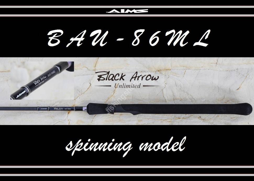 AIMS Black Arrow -Unlimited- BAU-86ML Rods buy at Fishingshop.kiwi